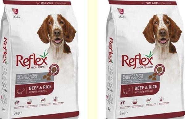 Reflex Beef Biftekli Yetiskin Köpek Mamasi 3 Kg* 2 ADET - Image 1
