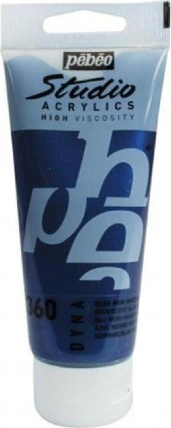 Pebeo Akrilik Studıo 100 Ml İridescent Blue-Black - Image 1