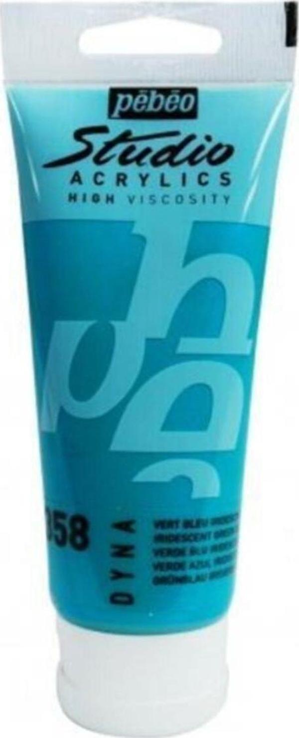Pebeo Akrilik Studıo 100 Ml İridescent Green- Blue - Image 1