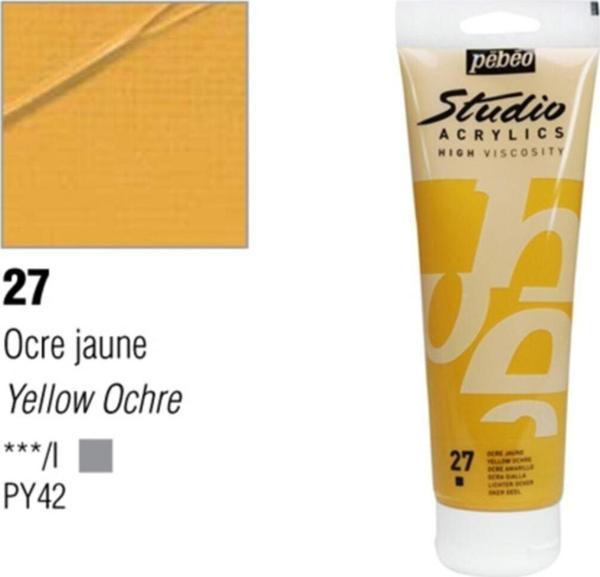 Pebeo Akrilik Studıo Boyaları 100 Ml Yellow Ochre - Image 1