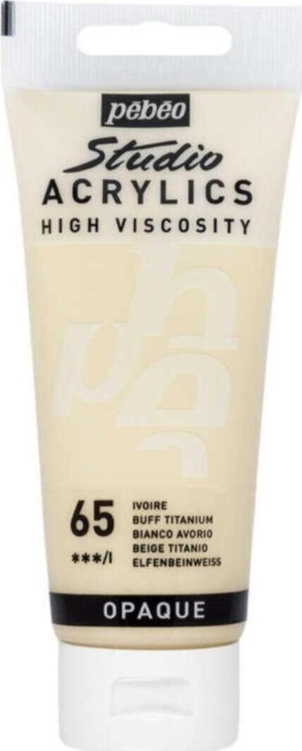 Pebeo Studıo Akrilik Boya 100 Ml Buff Titanium - Image 1