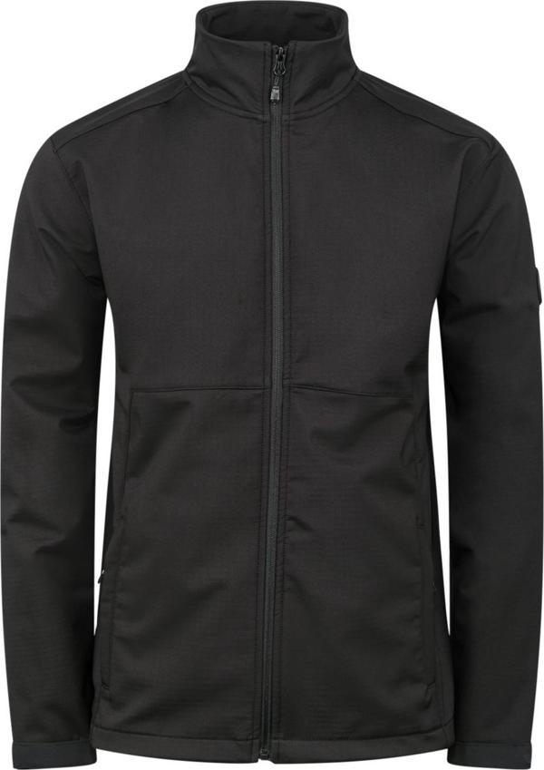 2AS Samuel Erkek Softshell Kareli Ceket Siyah - Image 1