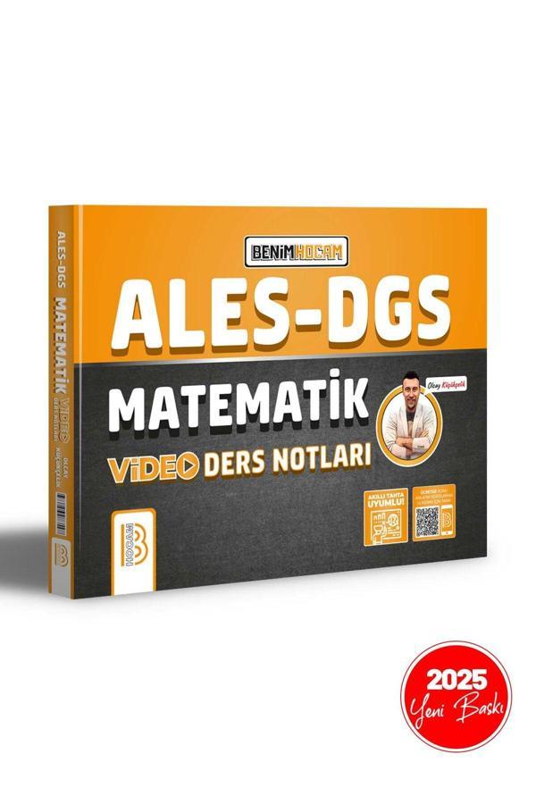 Benim Hocam Yayınları 2025 Ales Dgs Matematik Video Ders Notları  - Benim Hocam Yayınları - Image 1