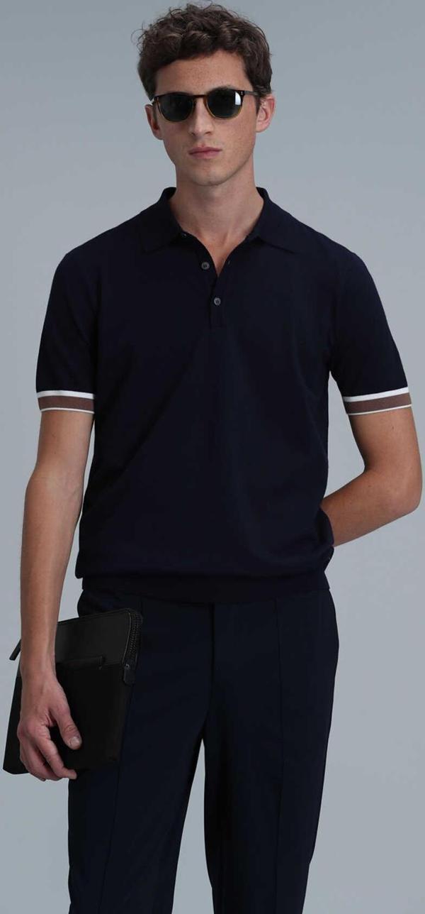 Mark Erkek Kazak Lacivert - Image 1