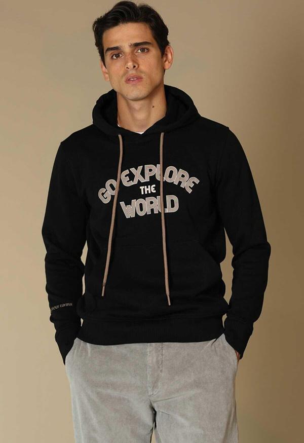 Charge Erkek Sweatshirt Siyah - Image 1