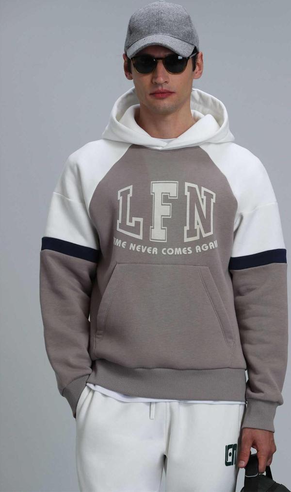 Never Erkek Sweatshirt Bej - Image 1