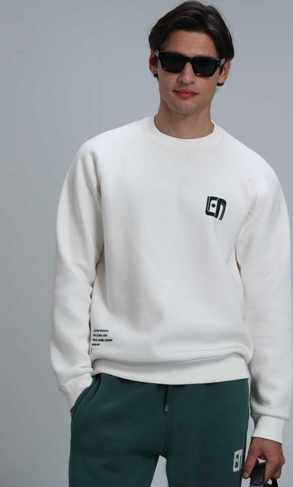 Owen Erkek Sweatshirt Kırık Beyaz - Image 1