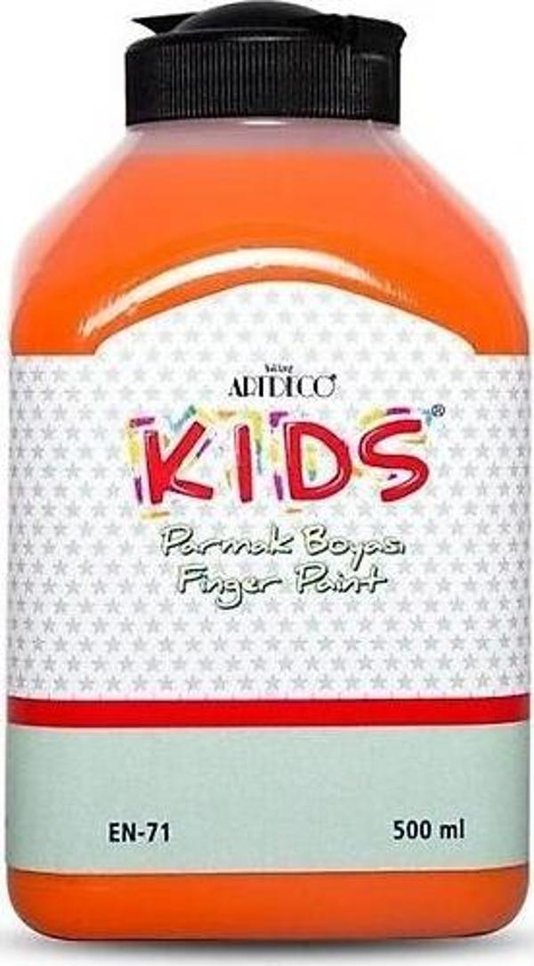 Artdeco Kids Parmak Boyası 500ml Turuncu - Image 1