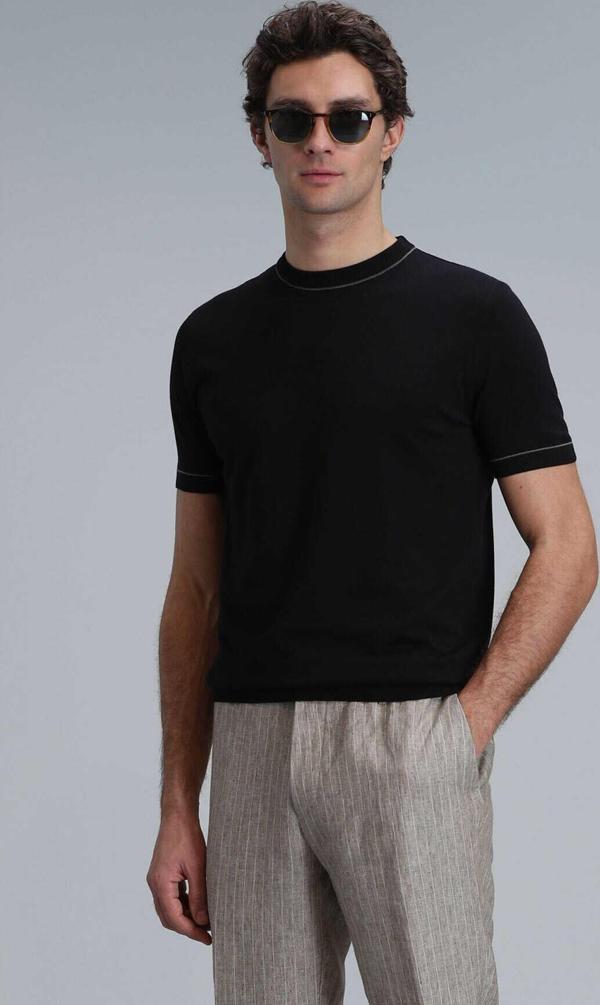 Tıno Erkek Kazak Siyah - Image 1