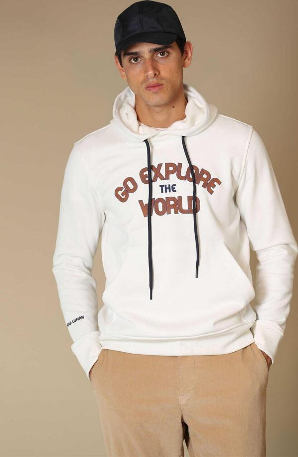 Charge Erkek Sweatshirt Kırık Beyaz - Image 1