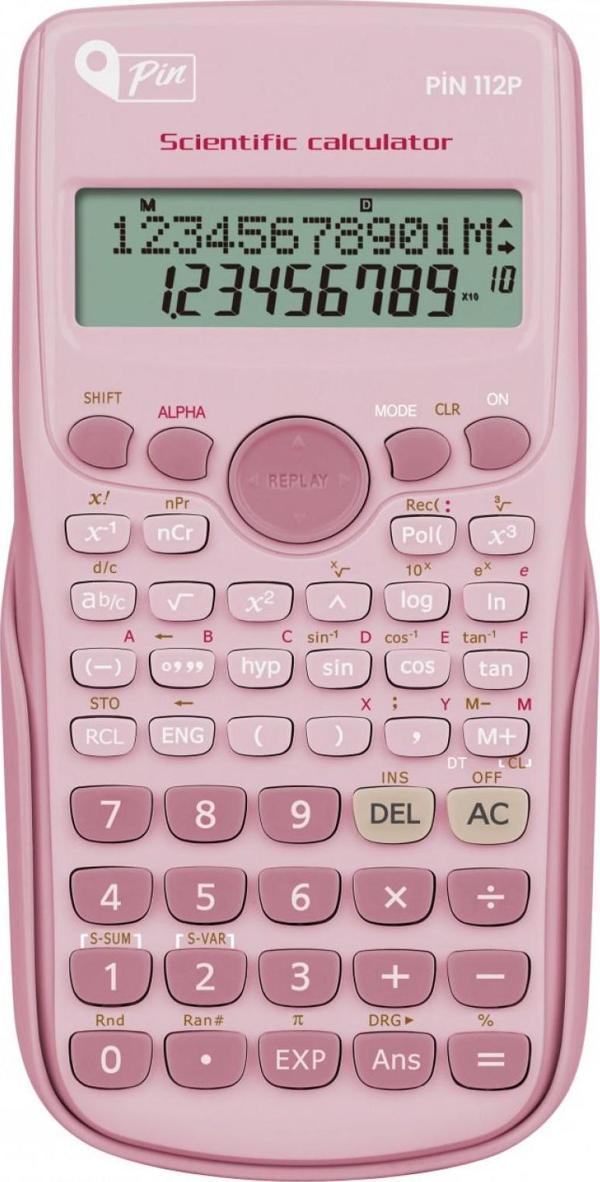 Pin Hesap Makinası Fonksiyonlu Pembe - Image 1