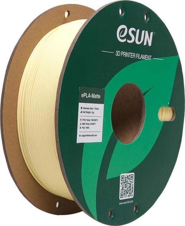 eSUN ePLA-Matte Badem Sarısı Filament 1.75 mm 1 Kg - Image 1