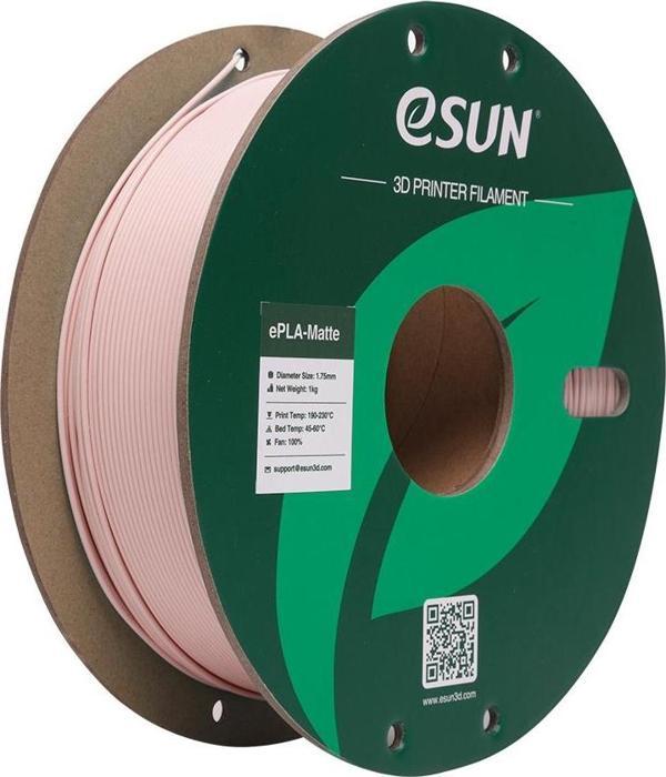 eSUN ePLA-Matte Şeftali Pembesi Filament 1.75 mm 1 Kg - Image 1