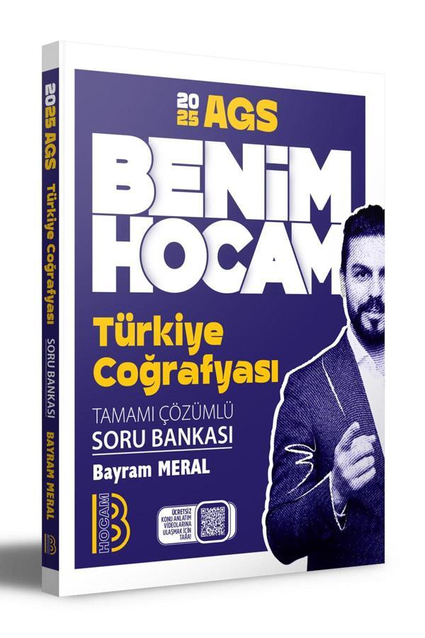 Benim Hocam Yayınları 2025 Ags Türkiye Coğrafyası Tamamı Çözümlü Soru Bankası  - Benim Hocam Yayınları - Image 1