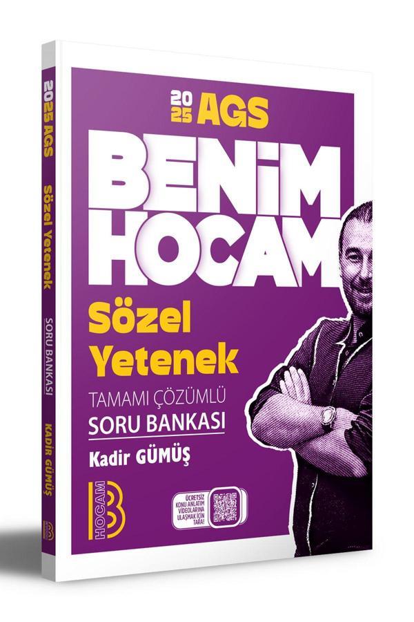Benim Hocam Yayınları 2025 Ags Sözel Yetenek Tamamı Çözümlü Soru Bankası  - Benim Hocam Yayınları - Image 1