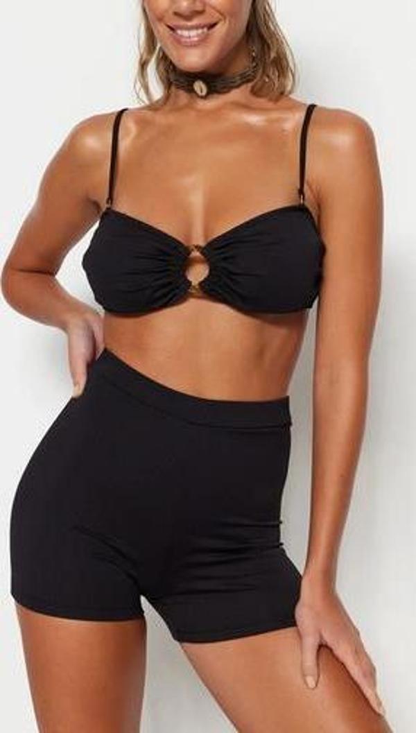 Dokulu Yüksek Bel Bikini Altı DB200792KT - Image 1