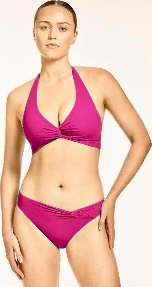 Triangle Twist Toparlayıcı Bikini Üstü - Image 1