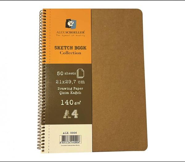 Alex Schoeller Sketchbook Collectıon A4 140 Gr 50 Yaprak - Image 1
