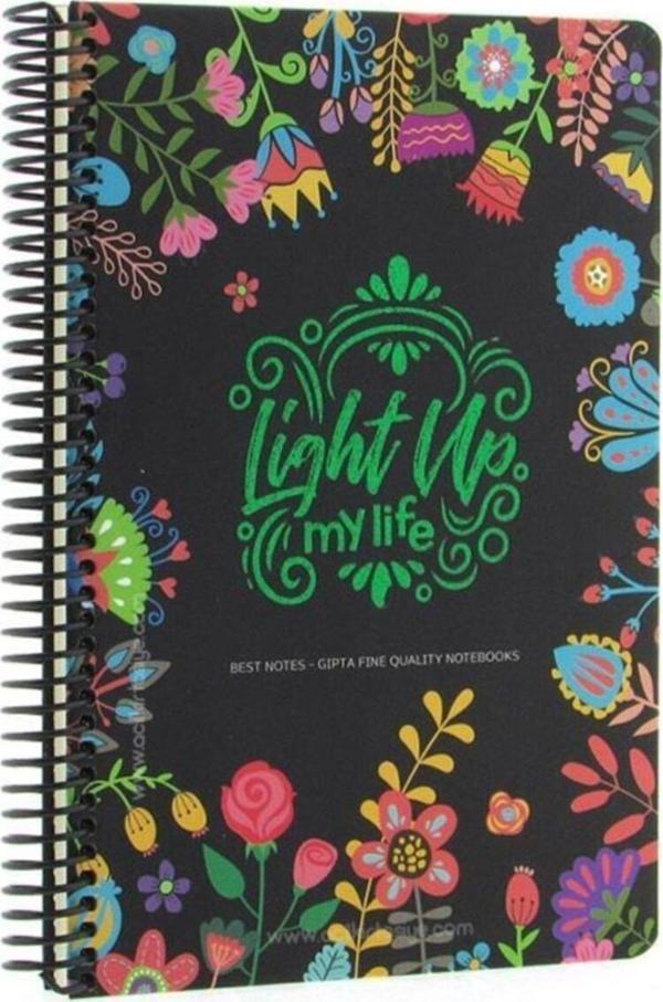 Gıpta Best Notes Sipiralli  Sert Kapak Defter 17x24 120 Yaprak Çizgili - Image 1