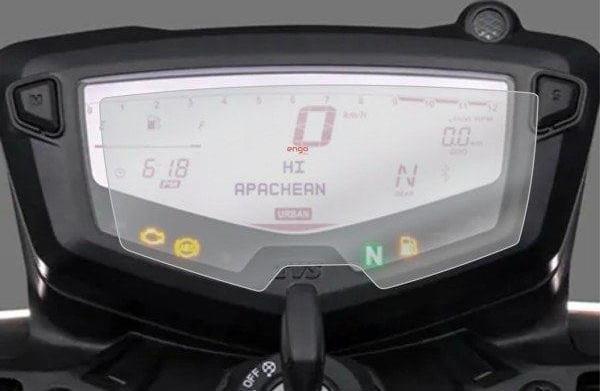 TVS Apache RTR 200 Dijital Gösterge Uyumlu MAT Nano Ekran Koruyucu - Image 1