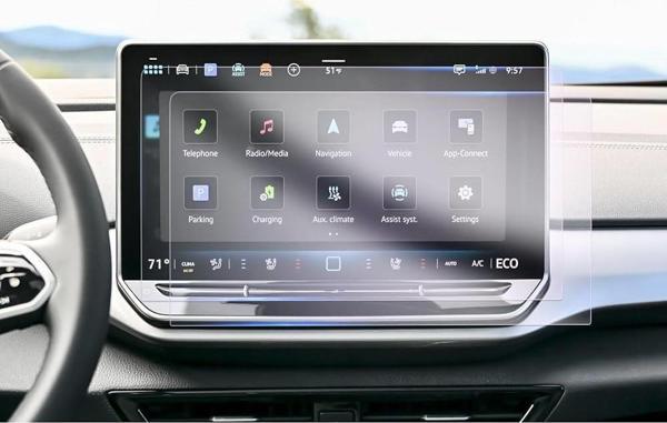 Yeni Passat B9 Kasa 2024 Model 12.9 inç Navigasyon Multimedya ile Uyumlu 9H Nano Ekran Koruyucu - Image 1