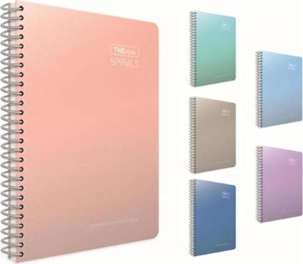 Gıpta Thebook Spırals Sert Kapak Defter A4 100 Yaprak Kareli - Image 1