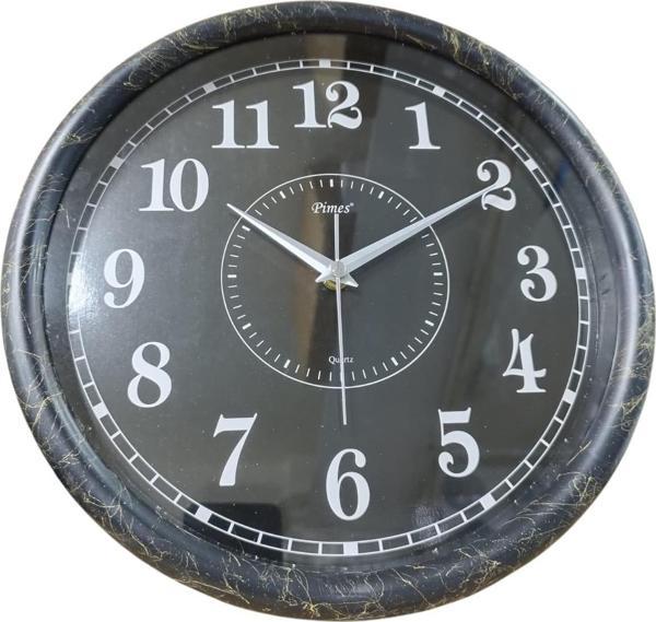 PİMES 40 DUVAR SAATİ SİYAH Mermer - Image 1