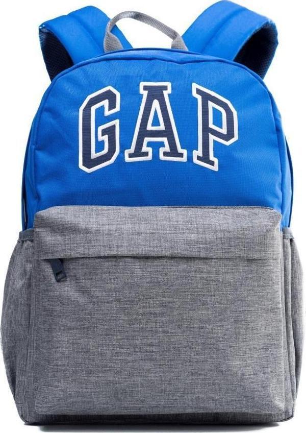 Gap Orijinal Sırt Çantası Çift Bölmeli Mavi Gri Melanj Gap.03430 - Image 1
