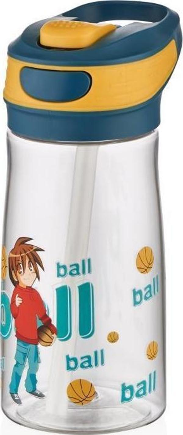 Shotay Child's Hand Çocuk Su Matarası Tritan 540Ml Mavi - Image 1