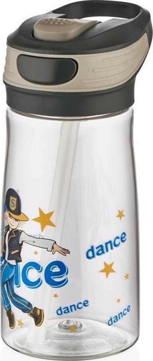 Shotay Child's Hand Çocuk Su Matarası Tritan 540Ml Siyah - Image 1