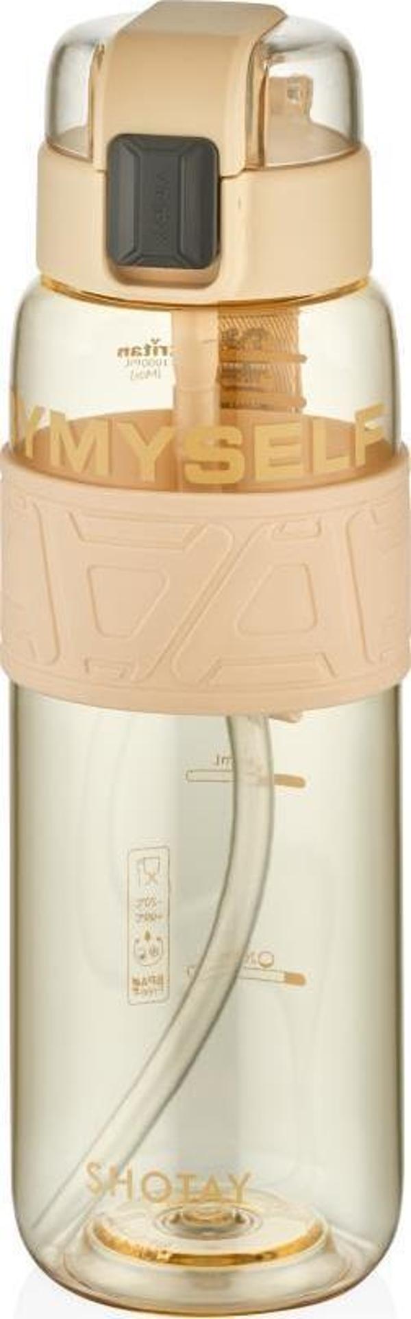 Shotay Myself Su Matarası Tritan Krem 1000Ml - Image 1