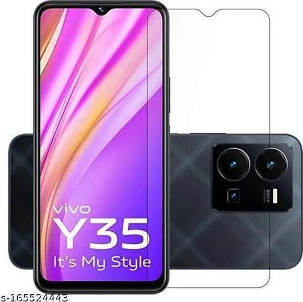 Vivo Y35 Şeffaf Esnek Nano Kırılmayan Ekran Koruyucu - Image 1