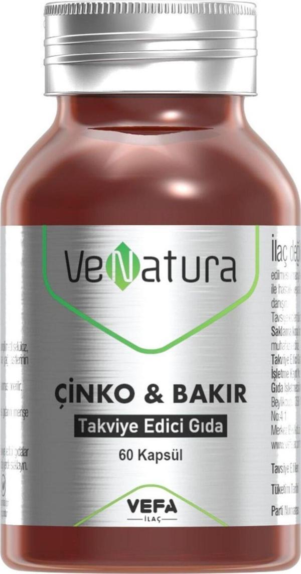 Venatura Çinko & Bakır 60 Kapsül - Image 1