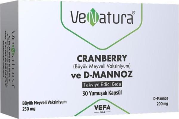 Venatura Cranberry ve D-Mannoz 30 Kapsül - Image 1