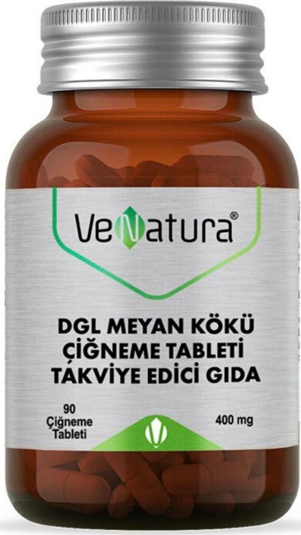 VeNatura Dgl Meyan Kökü 90 Çiğneme Tablet - Image 1