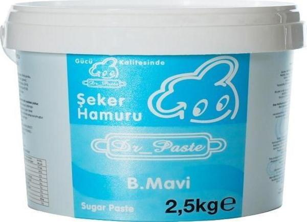 Dr Paste Şeker Hamuru  2,5 kg - Bebek Mavi - Image 1