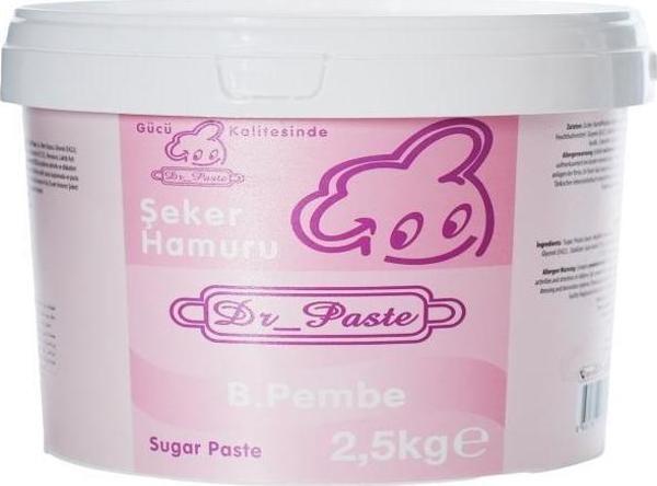 Dr Paste Şeker Hamuru  2,5 kg - Bebek Pembe - Image 1