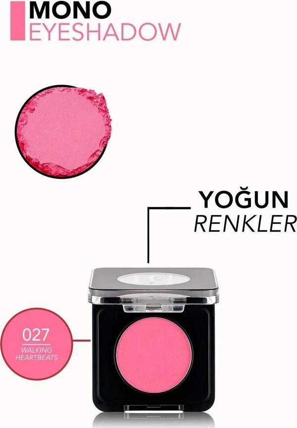 Flormar Mono Tekli Far 027 Walking Heartbeats Pembe - Image 1