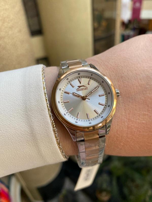 Slazenger SL.09.1880.3.03 Quartz Çelik Rose/Gri 35 mm Kadın Saat - Image 1