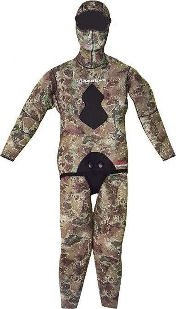 KRAKEN Elbise Camugreen Kamuflaj 5 mm. Serbest Dalış Elbisesi - Image 1