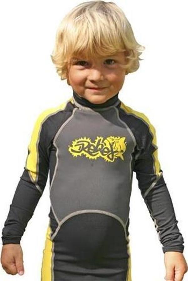 SUBGEAR Rash Guard SUN&FUN, Likra Çocuk UV Korumalı Uzun Deniz Elbisesi 86CM/3 yaş/3XS - Image 1