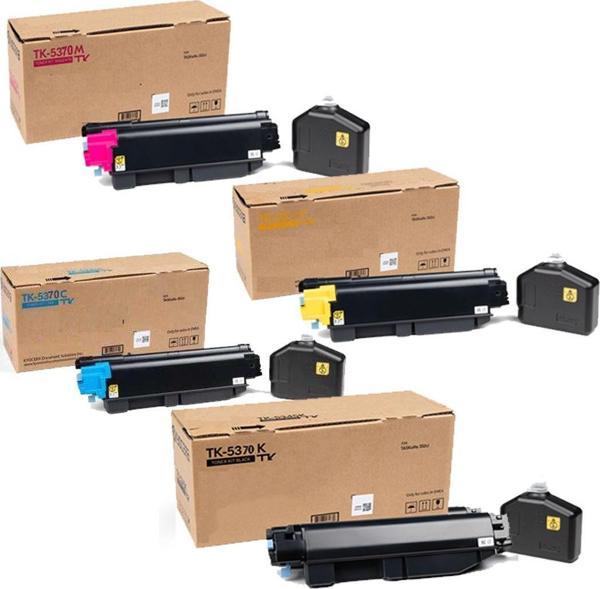 Kyocera TK-5370 / Kyocera Ecosys MA3500cifx 4 RENK CMYK Toner Seti - Image 1