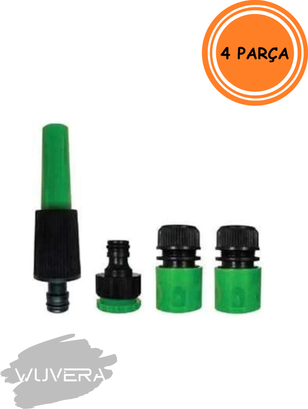 Wuvera 4 Parçalı Sulama Tabancası – Ayarlanabilir Fonksiyonel Bahçe Seti - Image 1