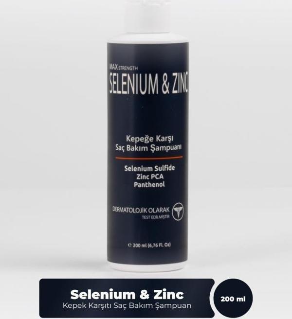 KRC DERMA Selenium Zinc Kepek Karşıtı Şampuan 200 ml - Image 1