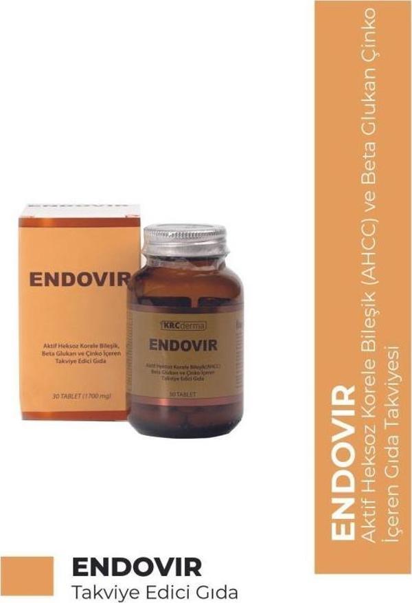 KRC DERMA Endovir AHCC 30 Tablet - Image 1