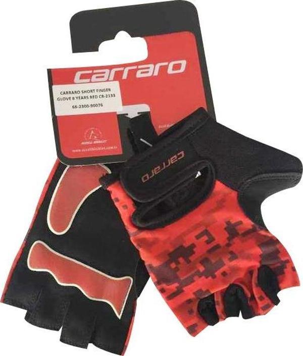 Carraro 5-8 Yaş Çocuk Bisiklet Eldiveni Kırmızı - Image 1