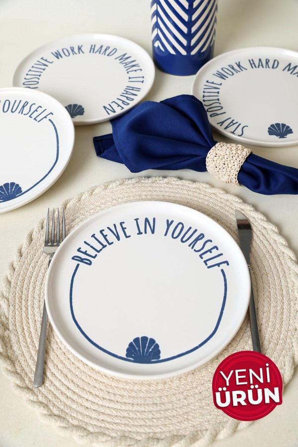 Keramika Ocean Muse Nordıc Pasta Tabağı 22 Cm 4 Adet 22950-55 - Image 1