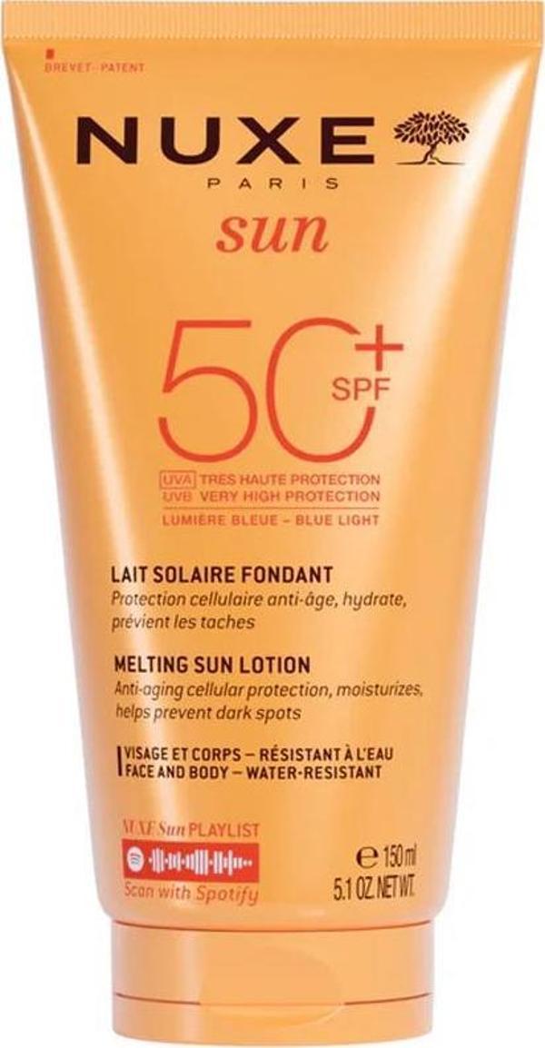 Nuxe Sun Melting Lotion Hig Protection SPF 50+ Güneş Koruyucu 150ml - Image 1
