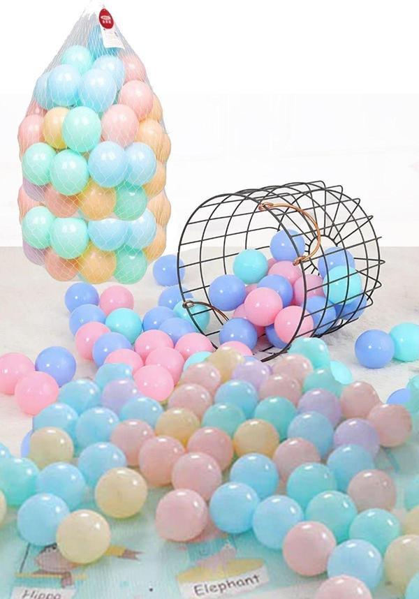 Jusso Bubble 100 ‘Lü Top Havuzu Topları Çok Renkli Soft - Image 1