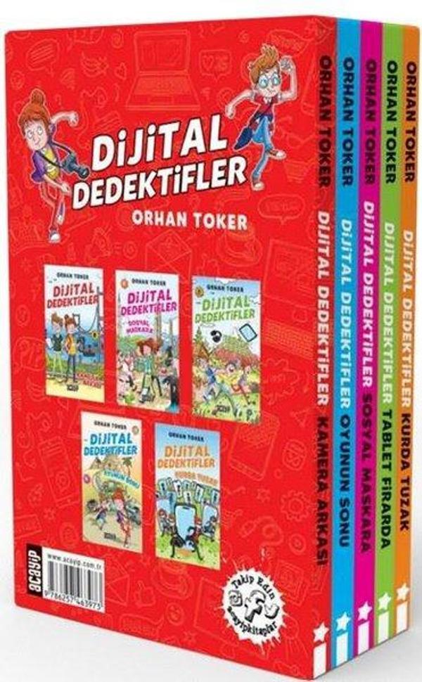 Dijital Dedektifler Seti - 5 Kitap Takım - Kutulu - Acayip - Image 1